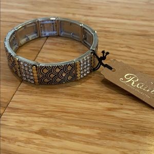 Silver stretch bracelet